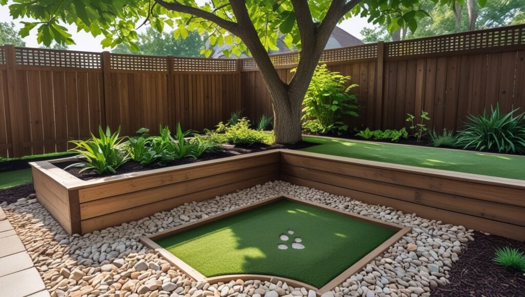 ideal location for dog potty